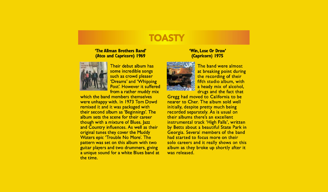 Allman Toasty